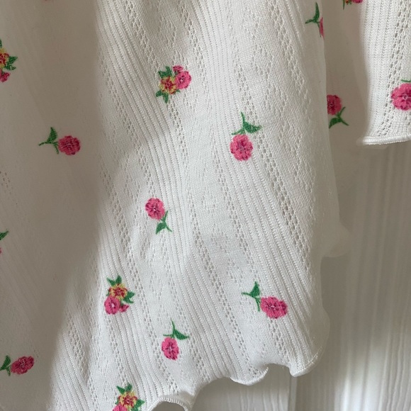 NWT Victoria’s Secret For Love & Lemons Blossom Pointelle Lounge Shorts, Medium - Picture 7 of 9